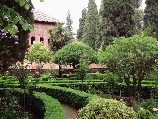 P5250070 Arabische Huizen - partal - Alhambra - Granada